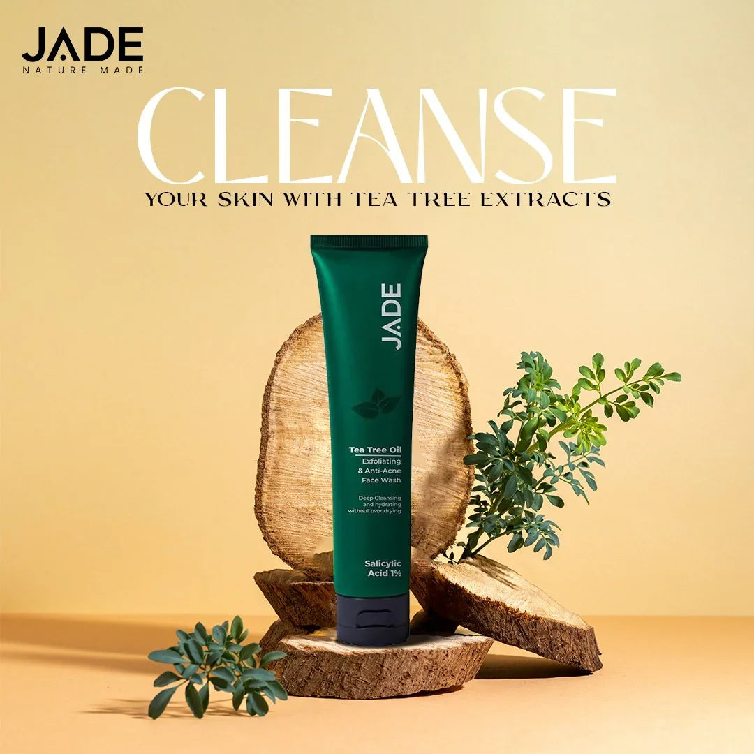 Achieve Clear, Healthy Skin with Jade Tea Tree Oil Facewash - JADE