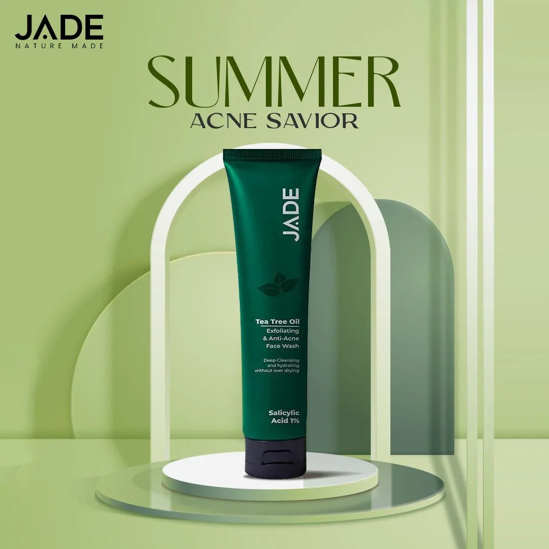 Achieve Clear, Radiant Skin with JADE Tea Tree Facewash - JADE