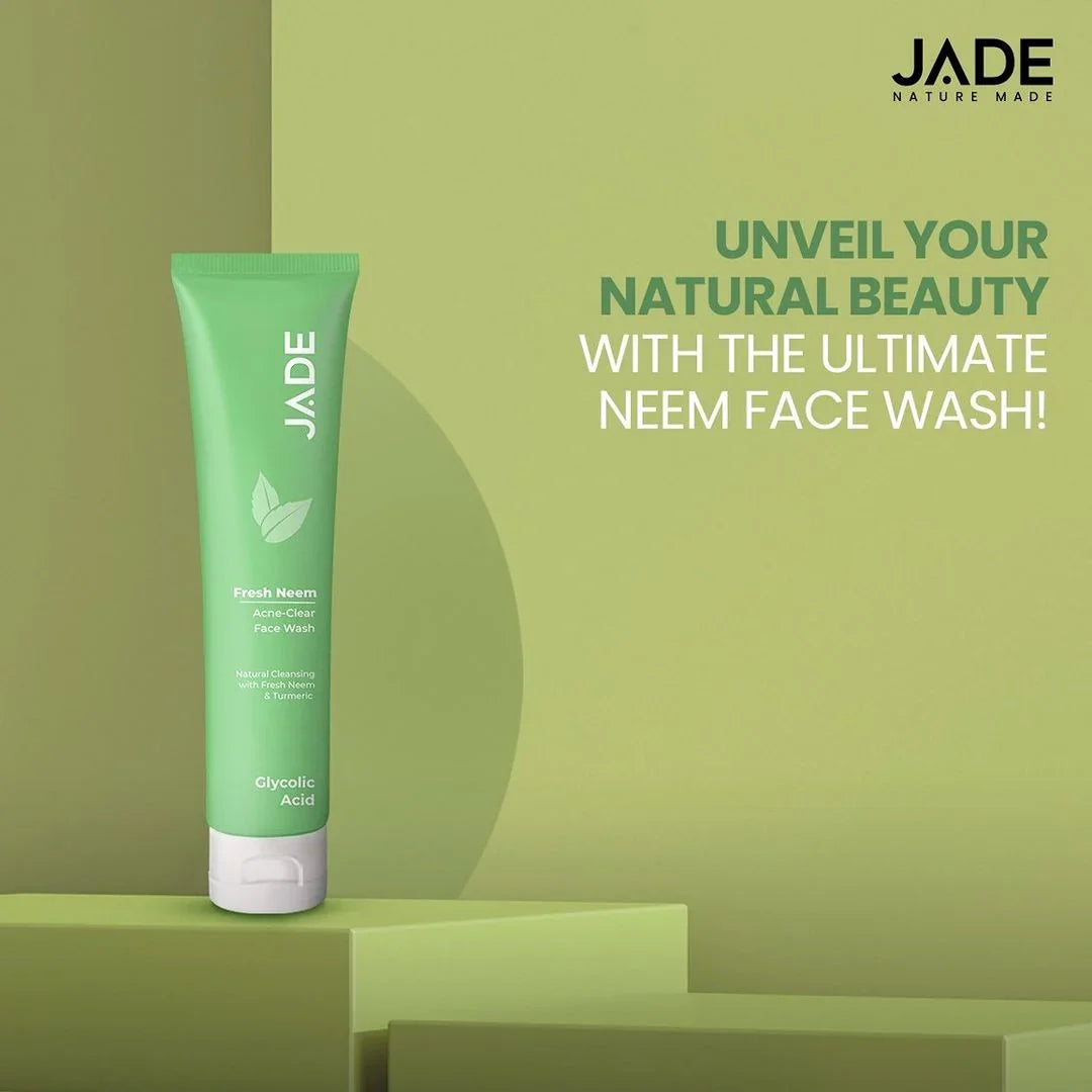 Beat Acne This Season with Jade Neem Facewash: Your Natural Ally in Skincare - JADE