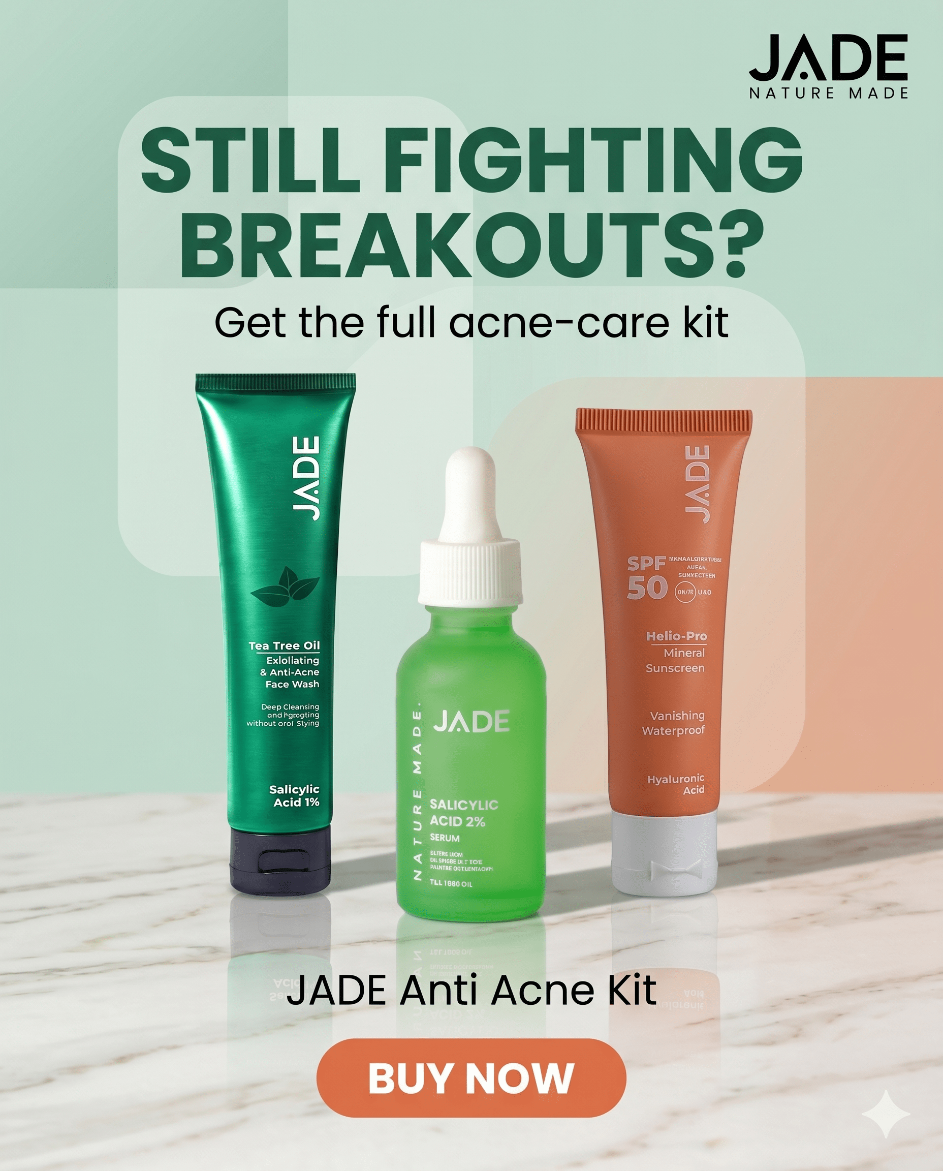 Best Anti Acne Kit in Pakistan for Oily, Acne-Prone Skin - JADE