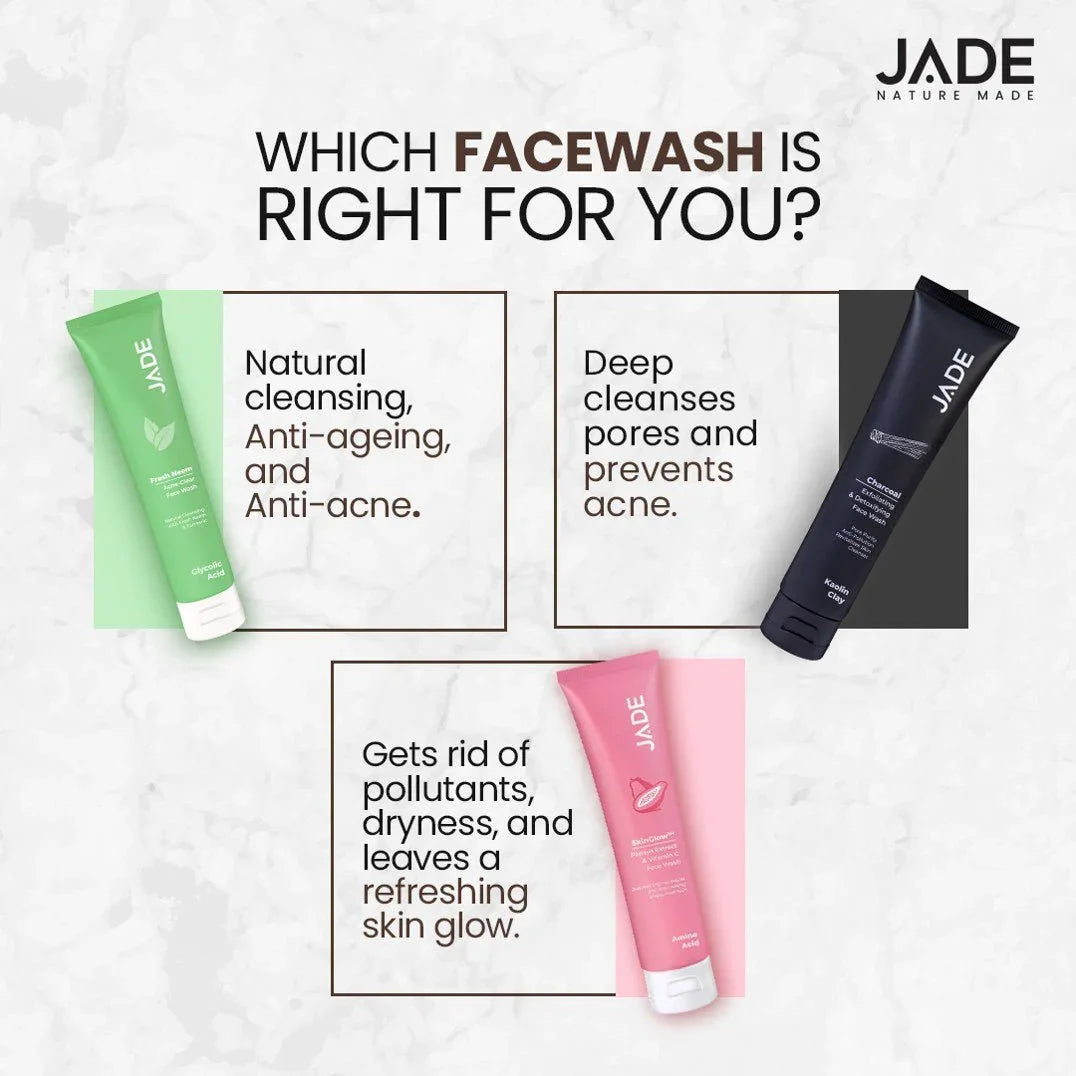 Confused About Which Jade Facewash Is Best for Your Skin? - JADE