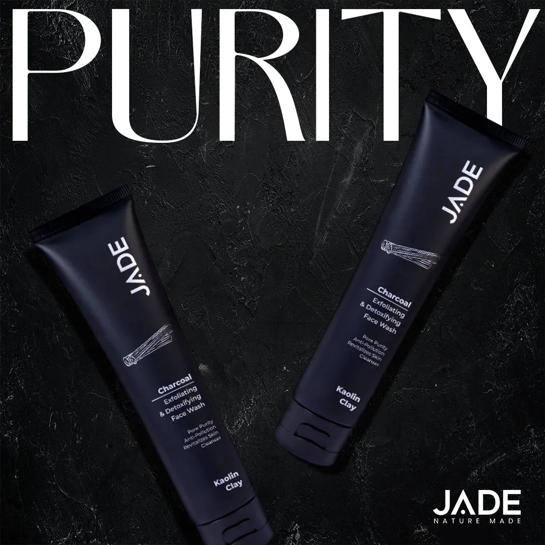 Detoxify Your Skin with Jade Charcoal Facewash: Deep Cleanse and Purify - JADE