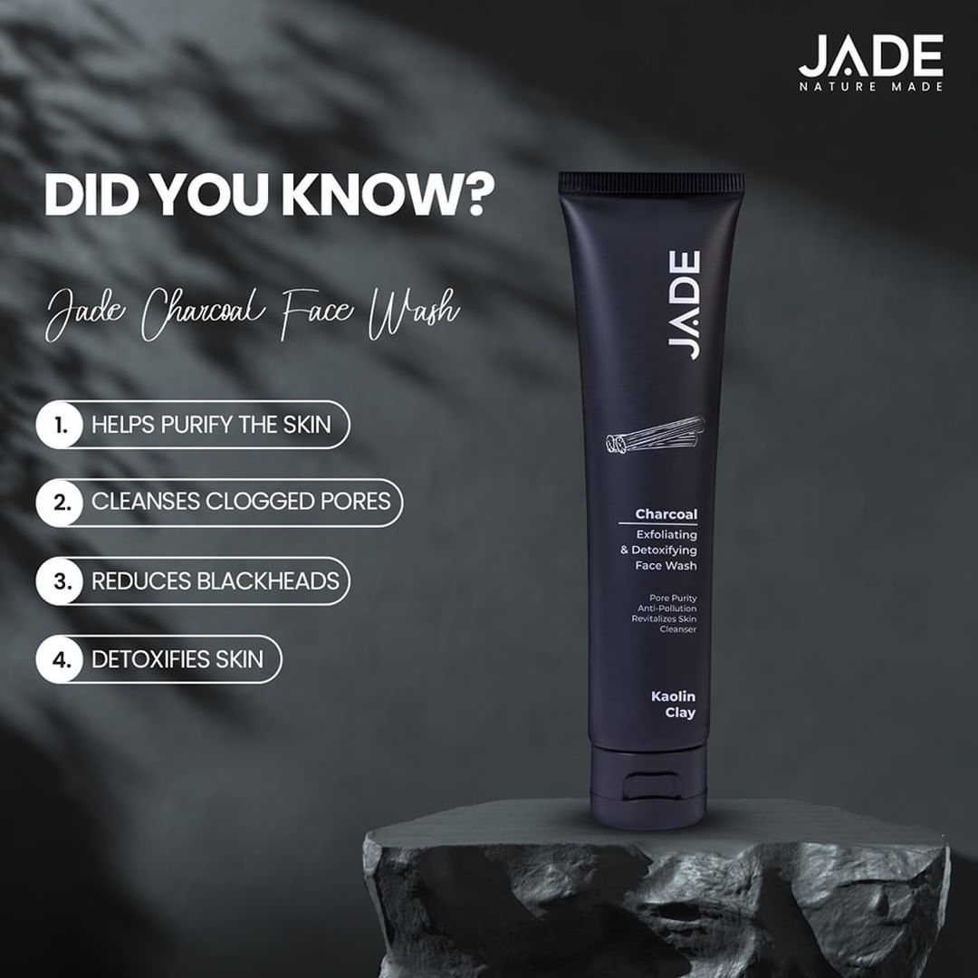 Best Natural Charcoal Facewash in Pakistan Jade Charcoal Review JADE