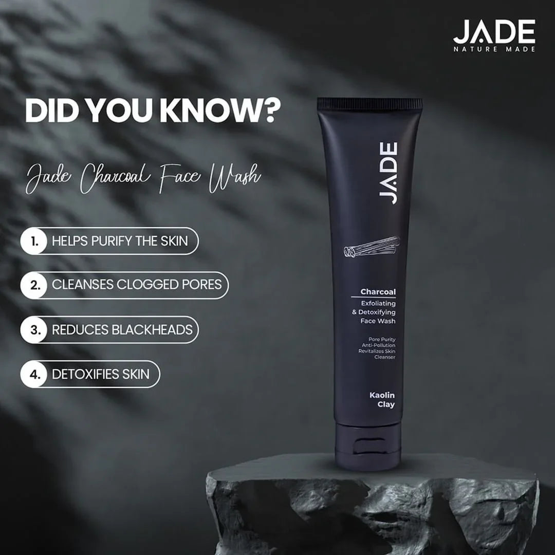 Discover the Best Natural Charcoal Facewash Online in Pakistan - JADE