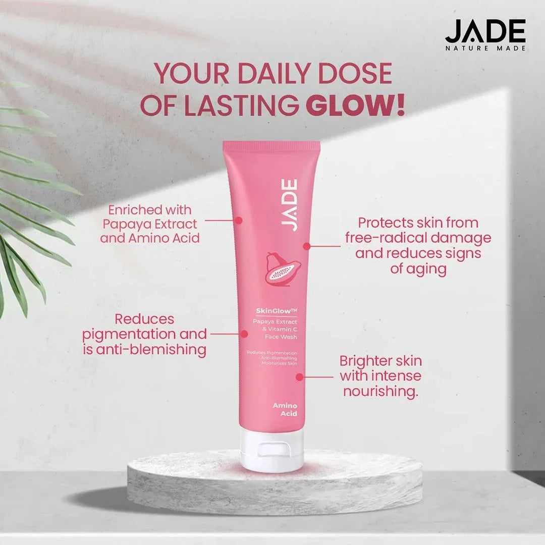 Discover the Secret to Radiant and Glowing Skin with Jade Skin Glow Facewash - JADE