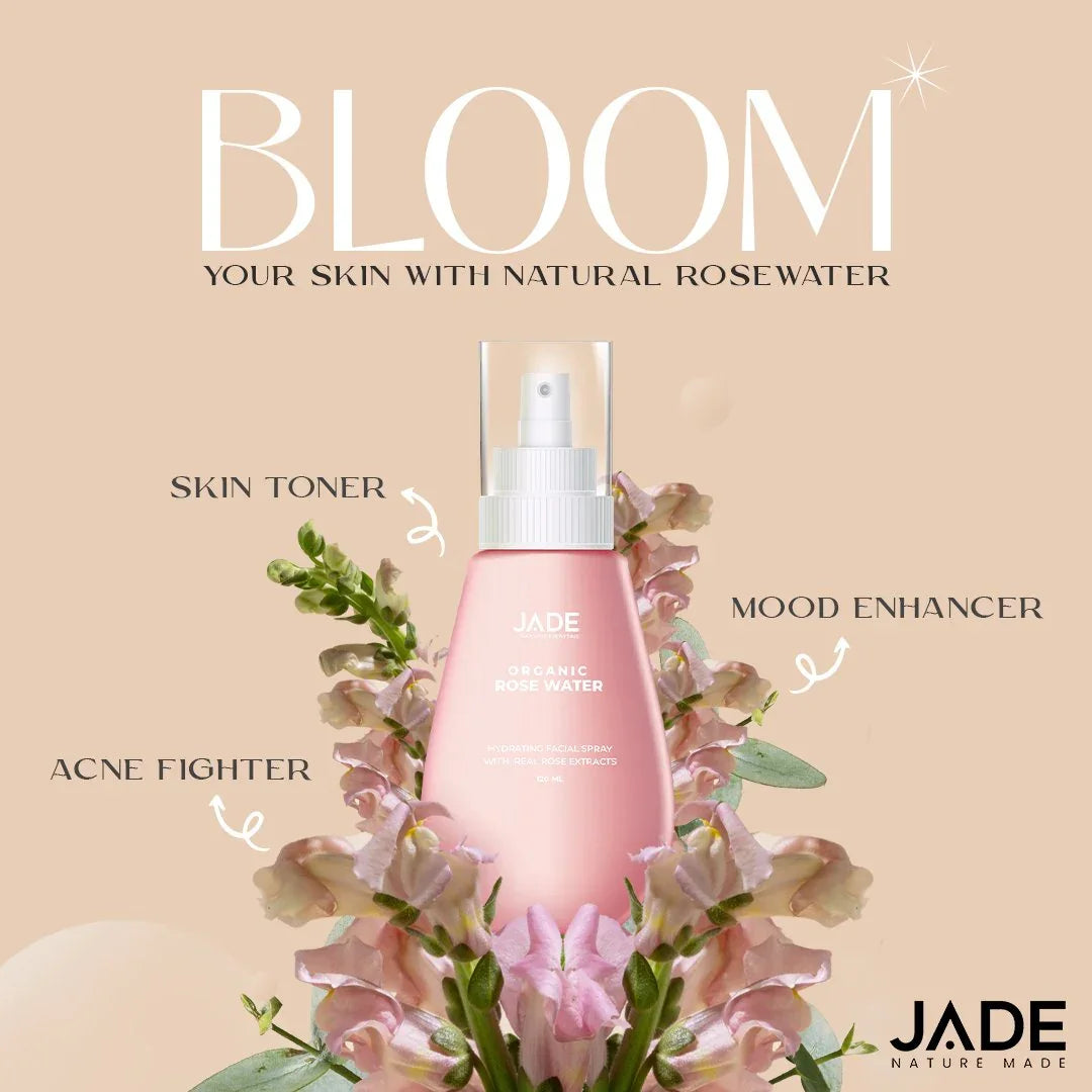 Discover the Soothing Elixir of Jade Rose Water for Radiant Skin - JADE