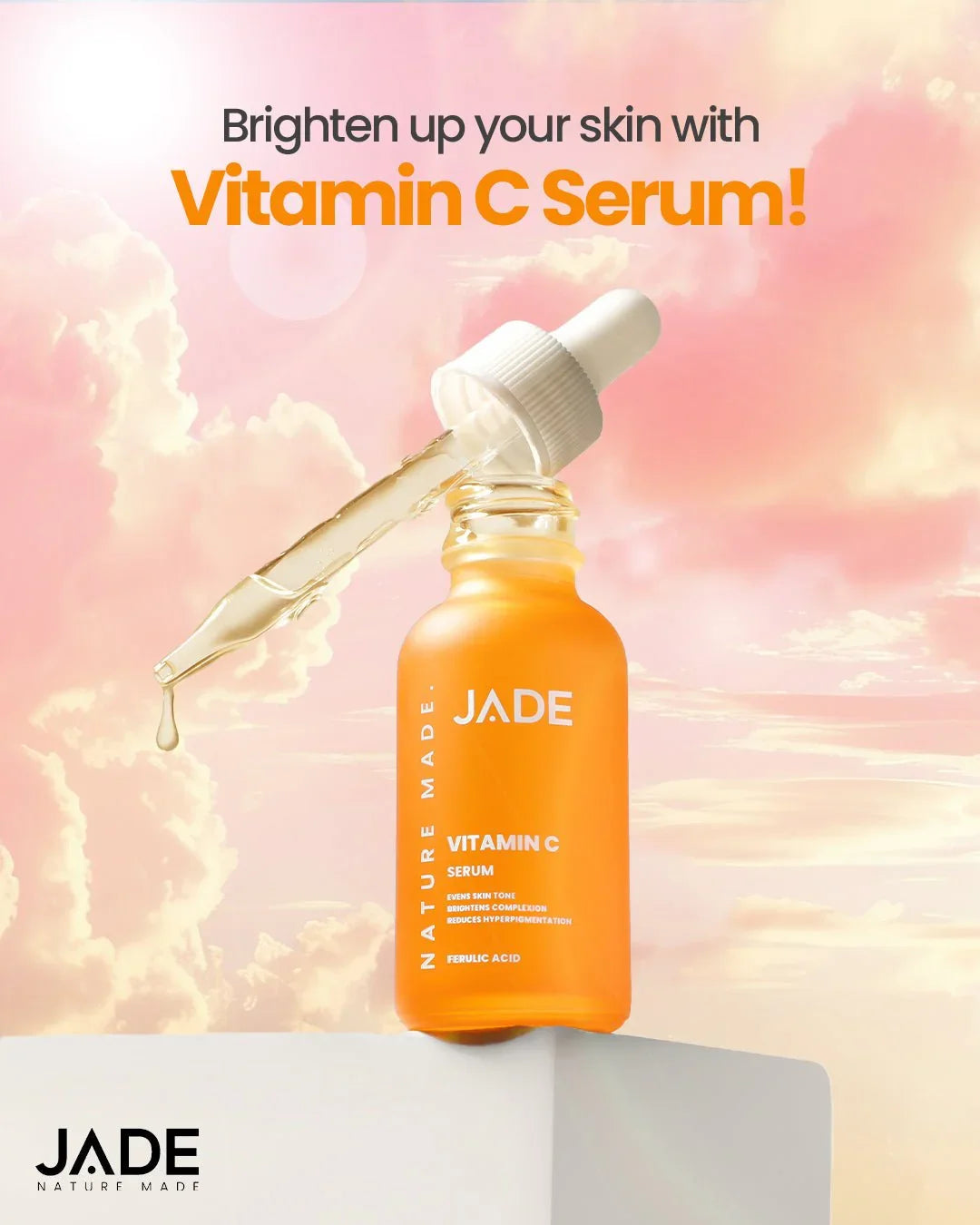 Glow Naturally with JADE Vitamin C Serum: Your Daily Dose of Radiance - JADE