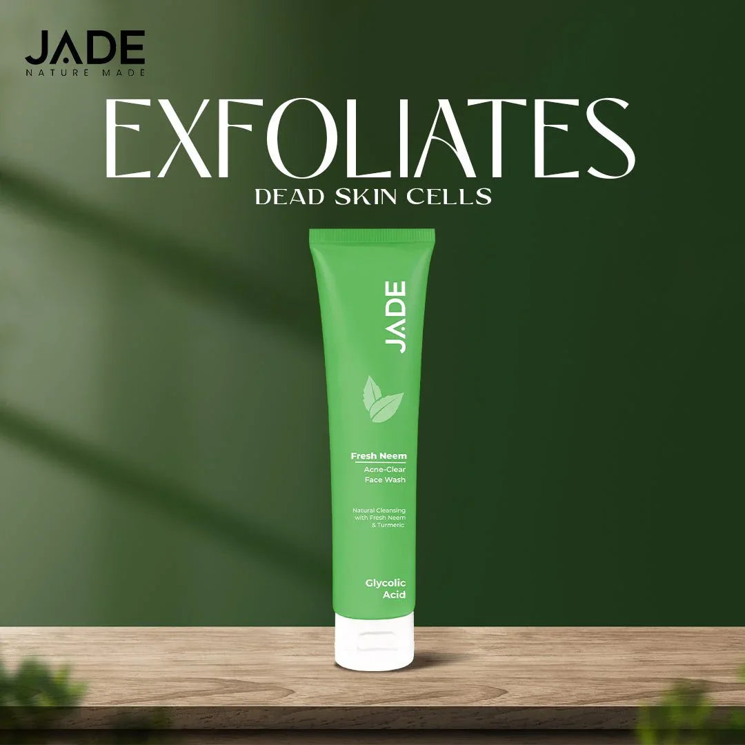 Reveal Smooth, Glowing Skin with Jade Neem Facewash: The Ultimate Exfoliant - JADE