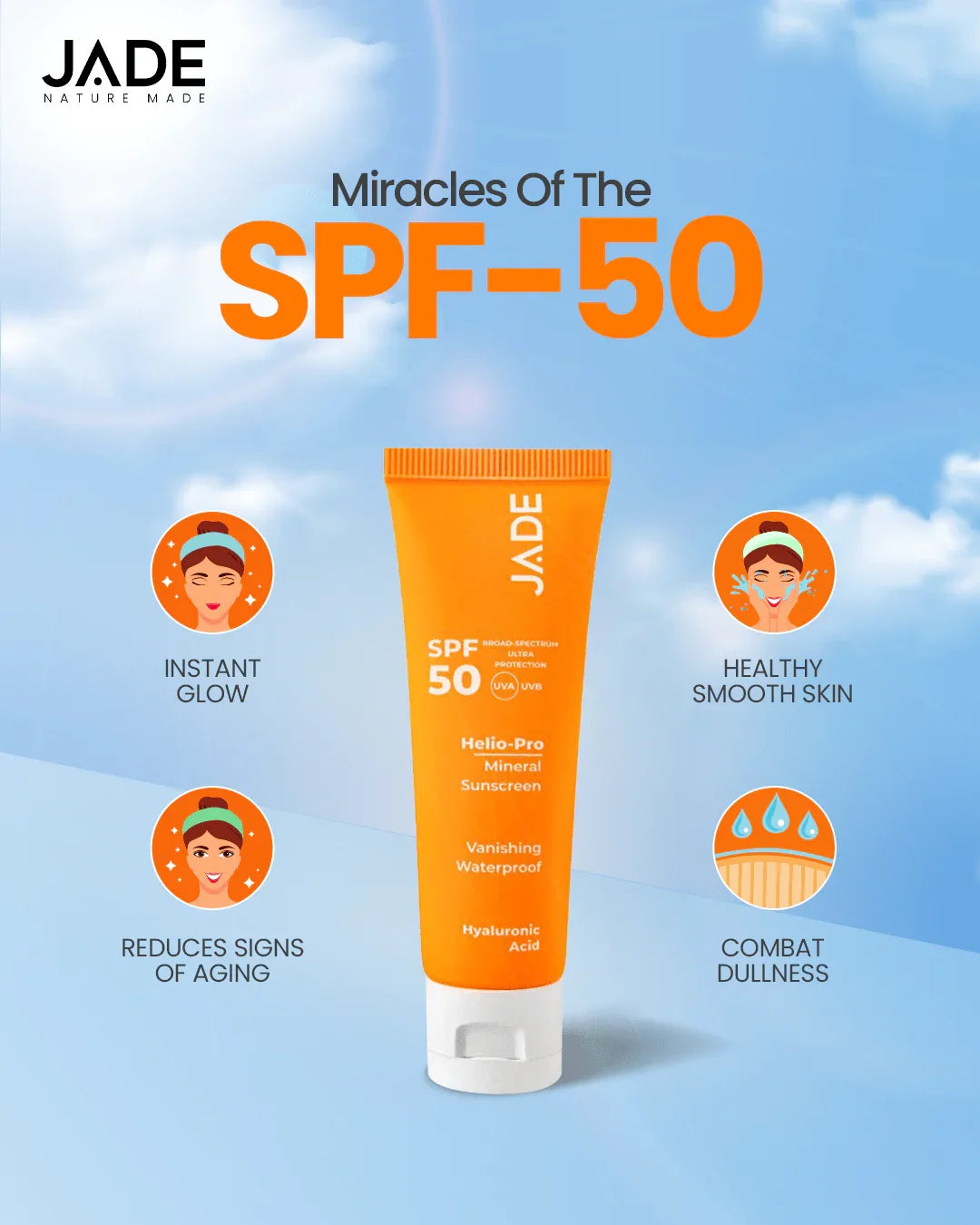 The Best Mineral Sunscreen in Pakistan? Jade Helio-Pro SPF 50 Reviewed - JADE