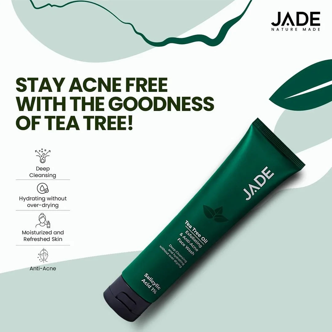 The Ultimate Solution for Acne-Prone Skin: Discovering the Best Tea Tree Facewash in Pakistan - JADE