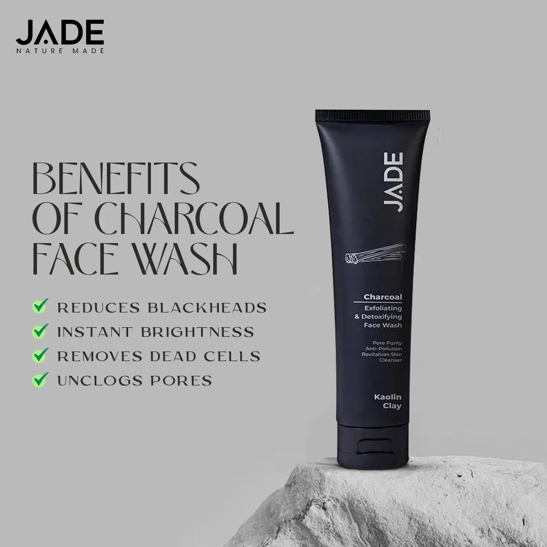 Transform Your Skin with the Power of Jade Charcoal Facewash: A Natural Detox for Every Skin Type - JADE