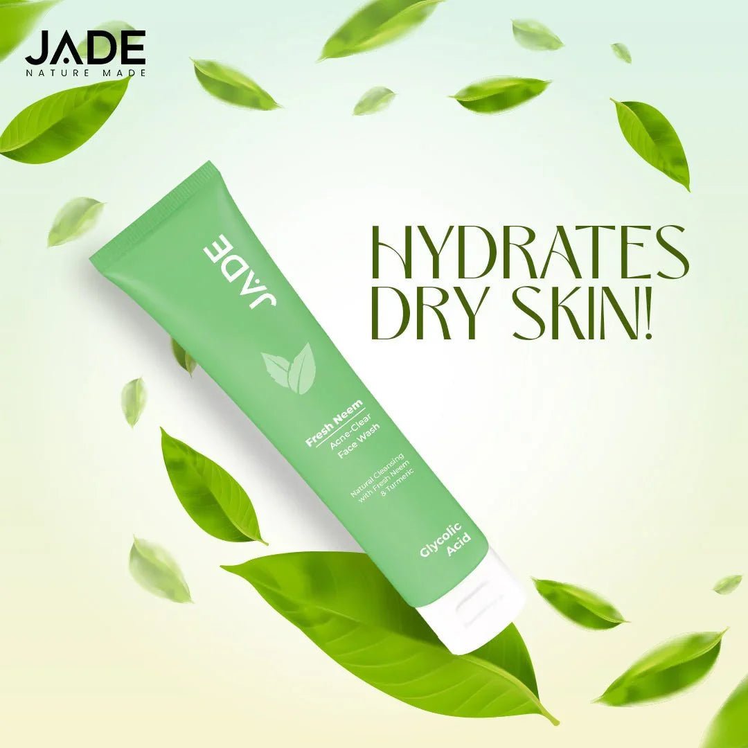 Unlock Radiant Skin with Jade Neem Facewash: Natural Acne Solution - JADE