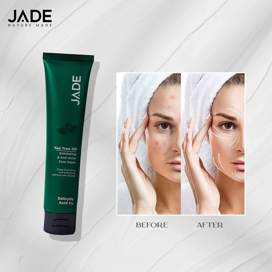 Winter Skincare Enhanced with Jade Tea Tree Oil Facew - JADE
