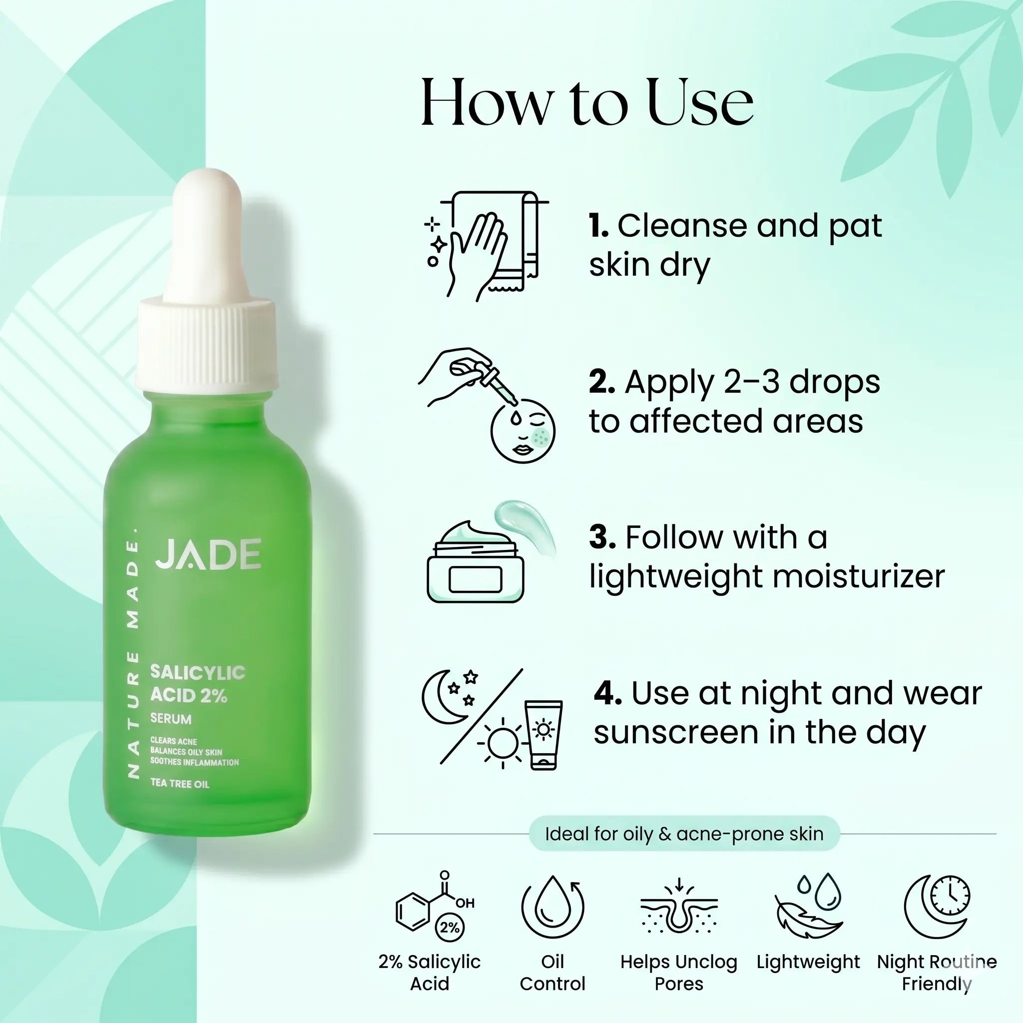Buy Best Salicylic Acid 2% Serum Online In Pakistan - JADE