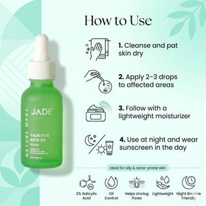 Buy Best Salicylic Acid 2% Serum Online In Pakistan - JADE