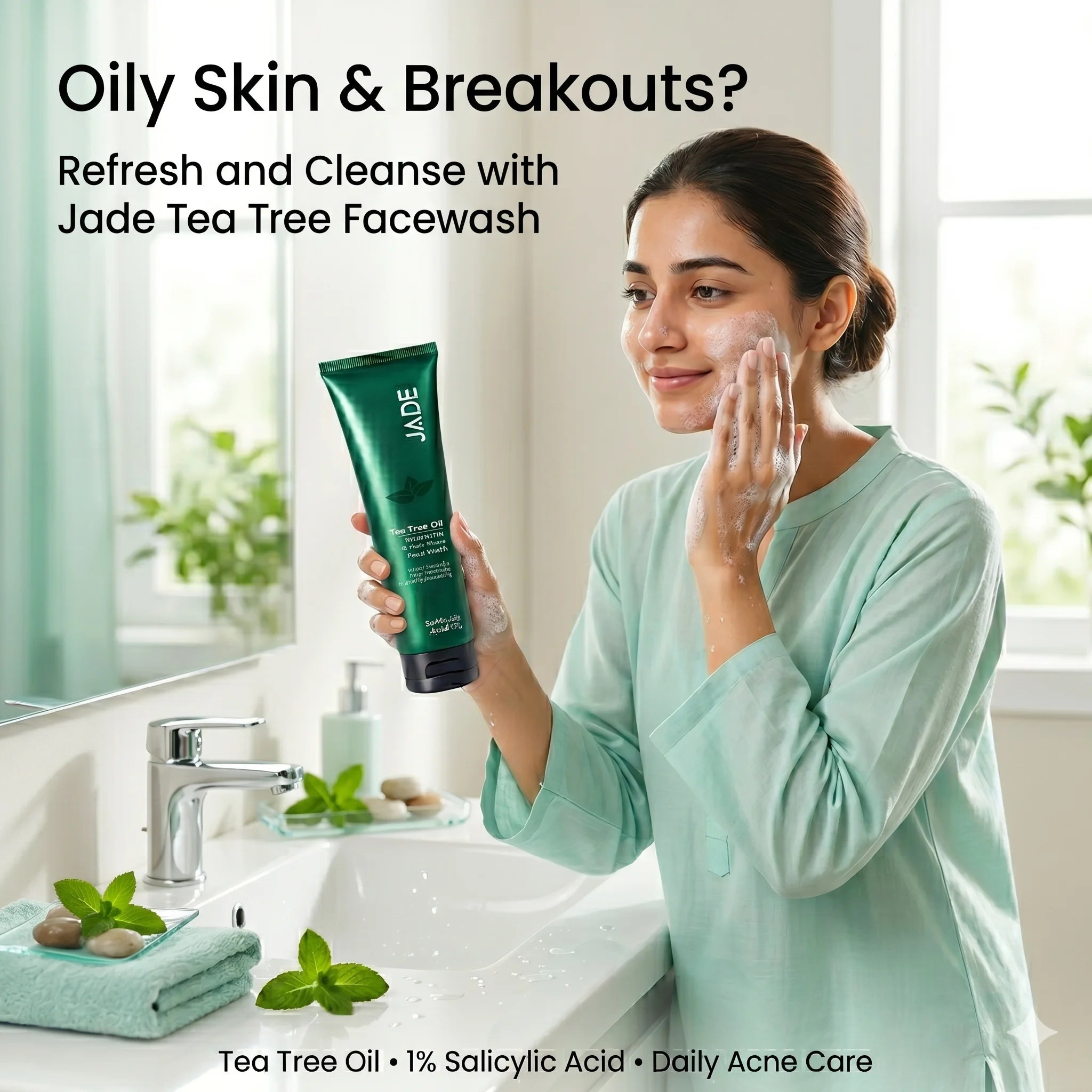 Buy Best Tea Tree Oil Facewash Online In Pakistan - JADE